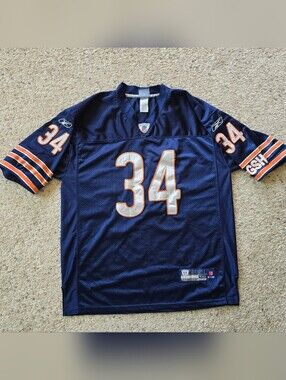 Chicago Bears #34 Navy Football Jersey. Walter Payton